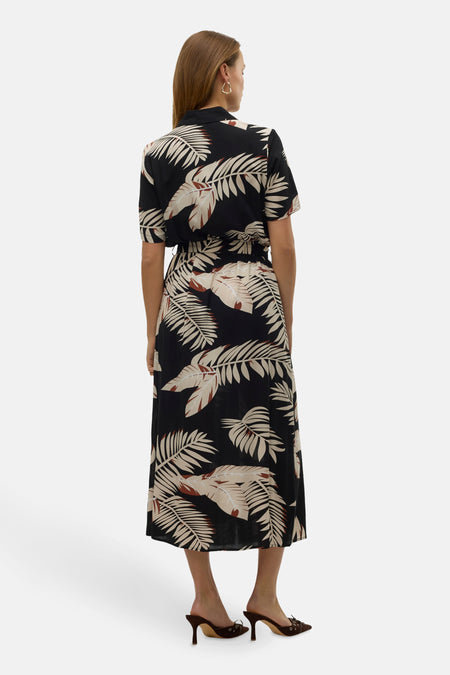 VMEASY JOY GOLD 7/8 SHIRT DRESS WVN GA