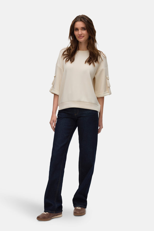 Sweat col O Écru - VERO MODA®