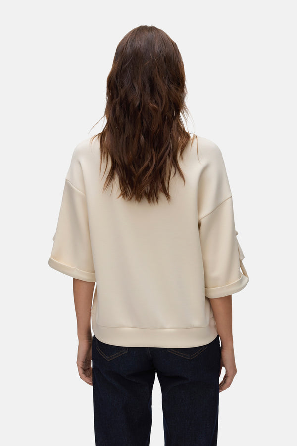 Sweat col O Écru - VERO MODA®