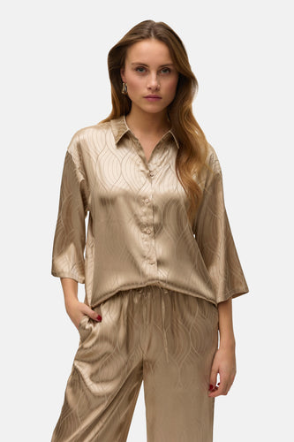 Chemise à manches courtes - beige - VERO MODA®
