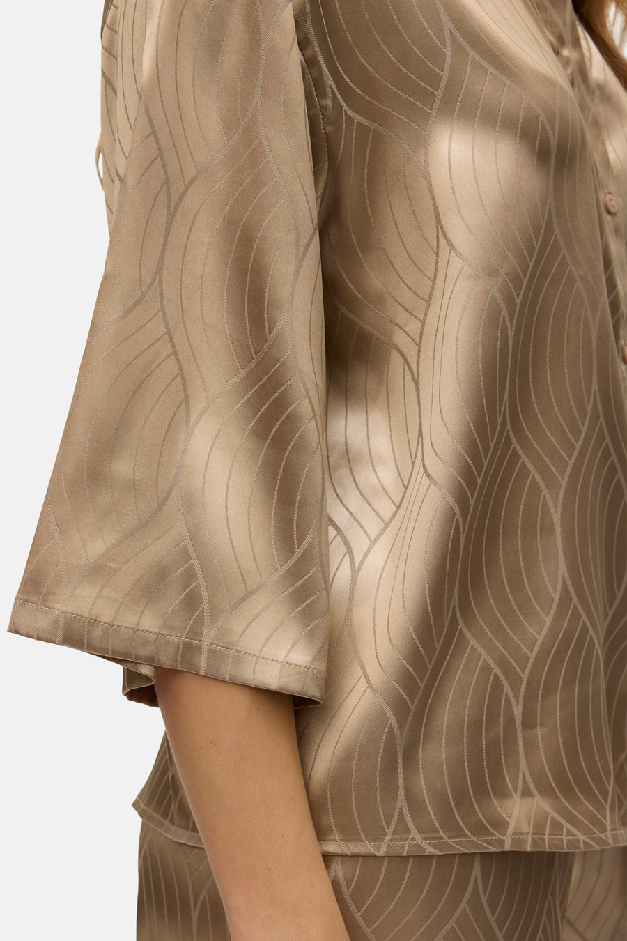 Chemise à manches courtes - beige - VERO MODA®