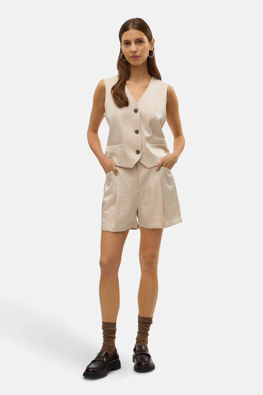 Short - écru - VERO MODA®