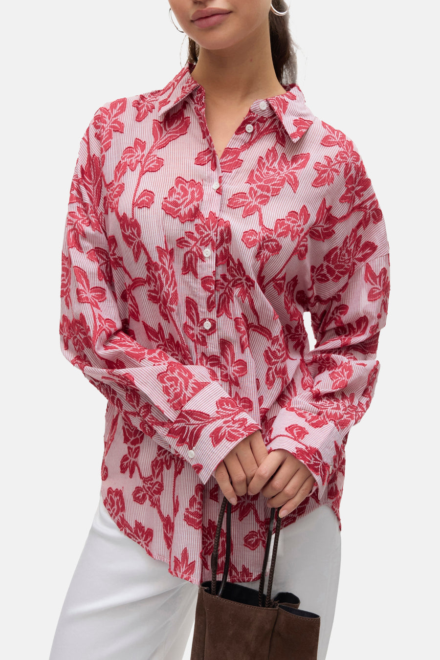 Chemise à manches longues - rouge - VERO MODA®