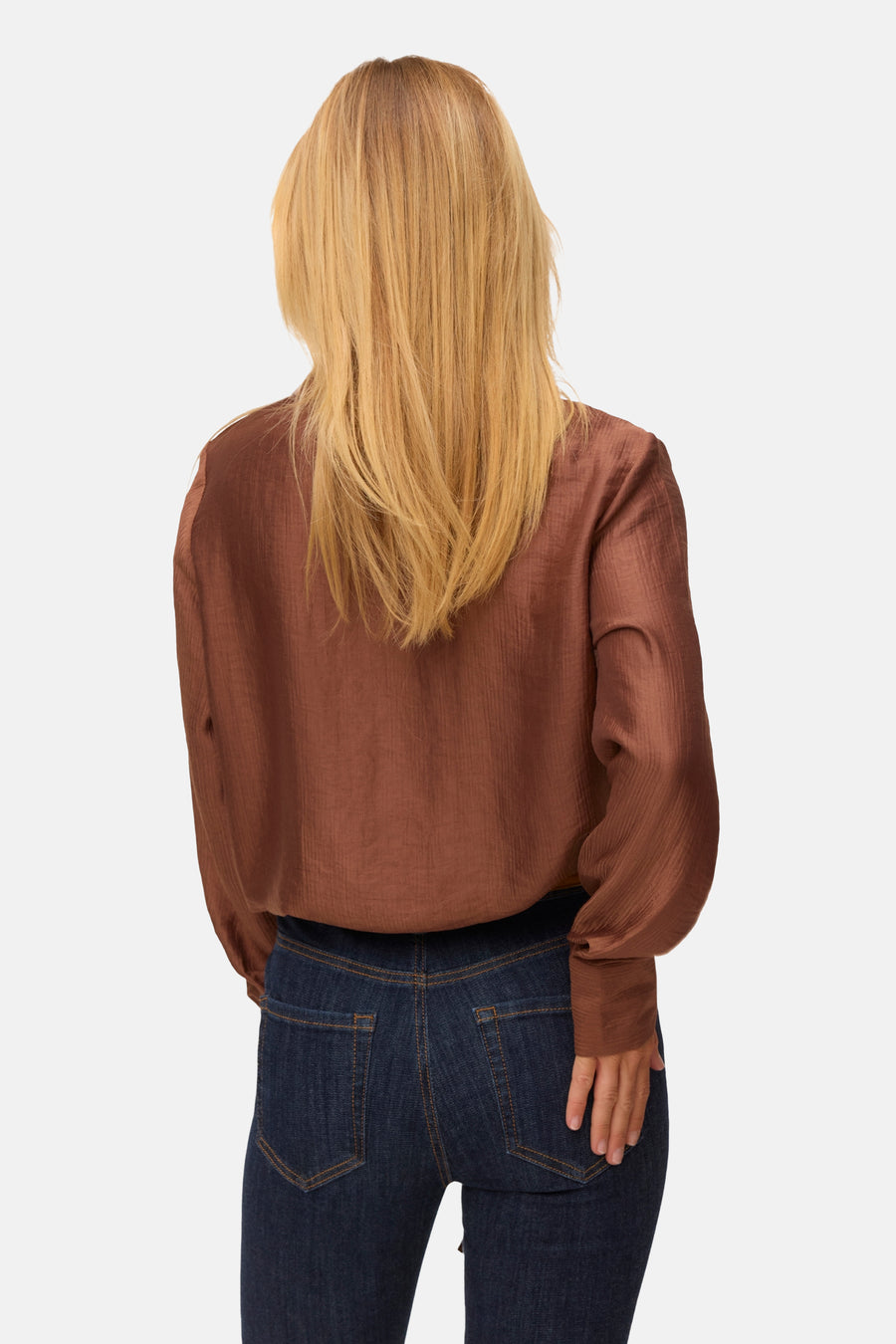 Chemisier (manches longues) brun - VERO MODA®