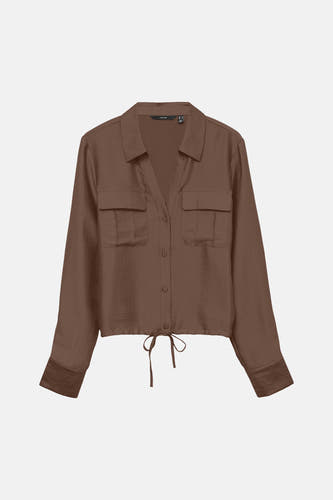 Chemisier (manches longues) brun - VERO MODA®