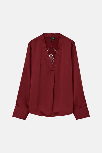 Blouse à manches longues - rouge - VERO MODA®