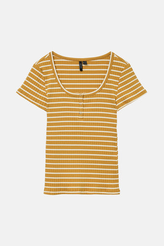 T-shirt à manches courtes - ocre - VERO MODA®