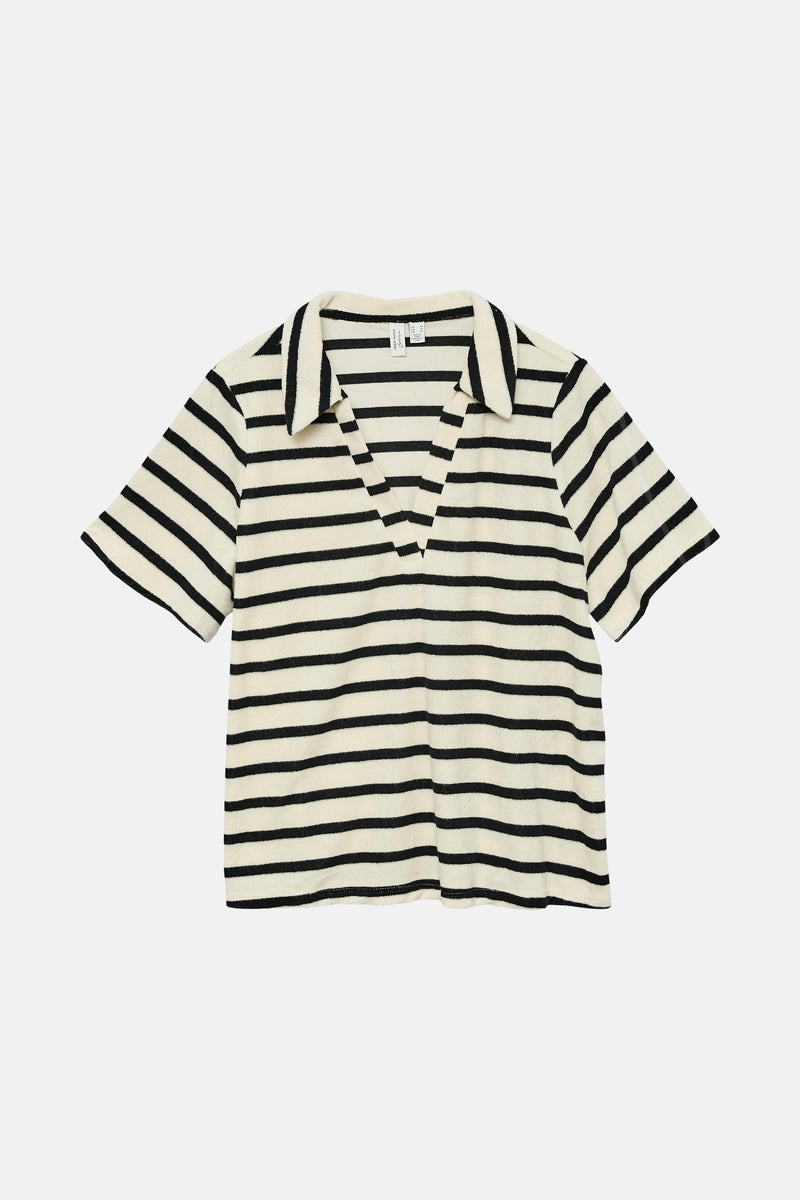 VMEMELI S/S V-NECK TOP JRS LCS