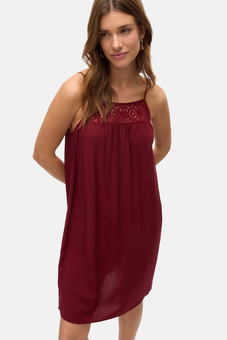 VMGRACE SHORT SINGLET DRESS WVN GA