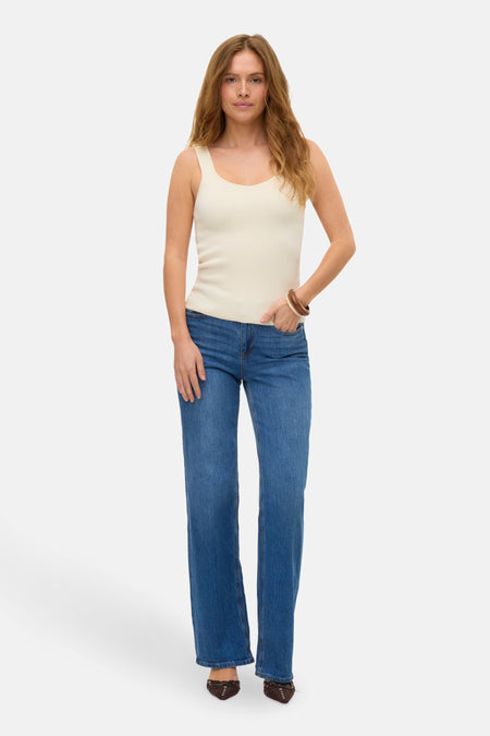 VMGOLD SL HEART NECK TOP