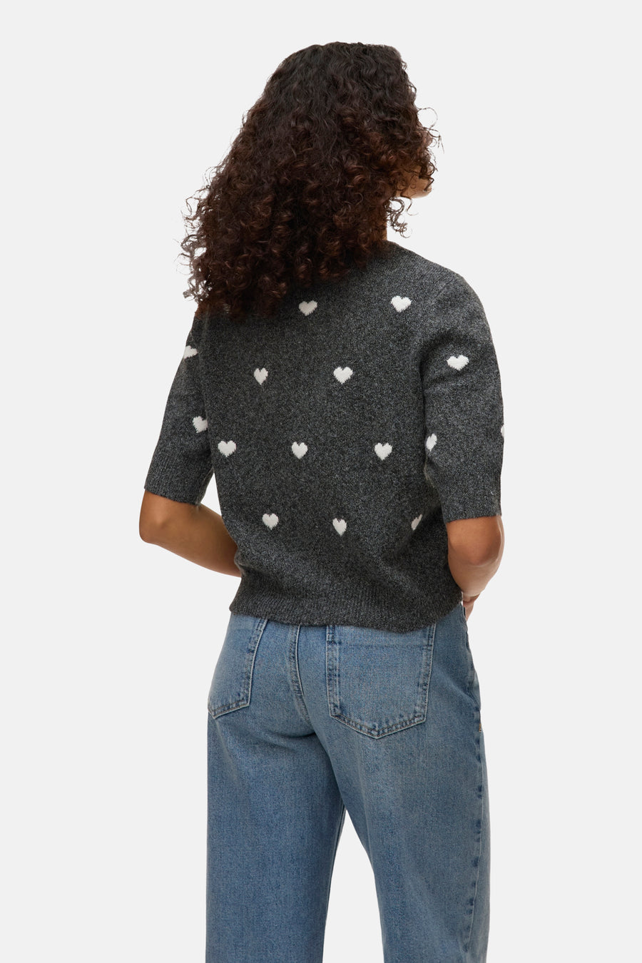 Pull à col rond - gris - VERO MODA®