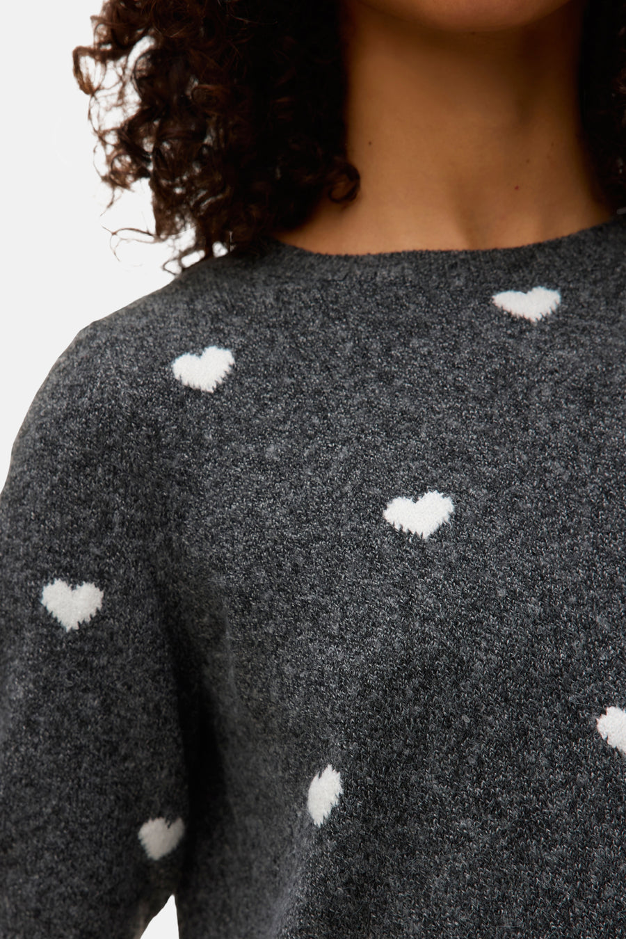 Pull à col rond - gris - VERO MODA®