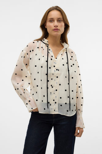 Blouse à manches longues - blanc - VERO MODA® - 6