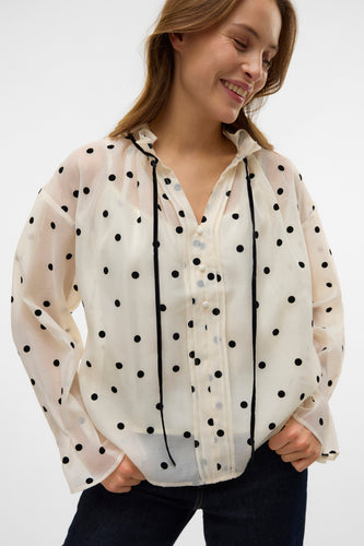 Blouse à manches longues - blanc - VERO MODA® - 6