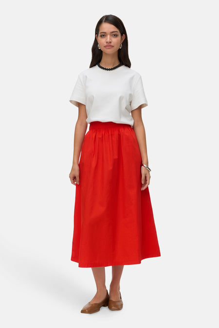 VMCHARLOTTE HW ANKLE SKIRT WVN GA