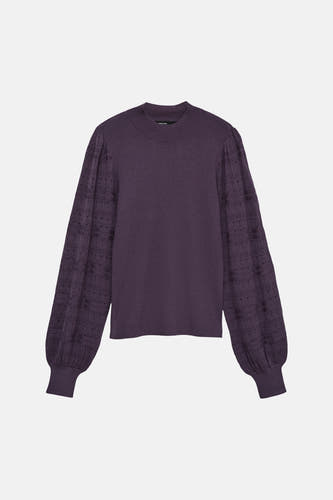 Pull col O mauve - VERO MODA®