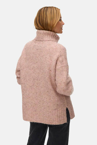 Pull à col roulé - rose - VERO MODA®