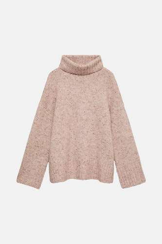 Gilet rose de VERO MODA®, tricoté avec des côtes et une coupe décontractée.