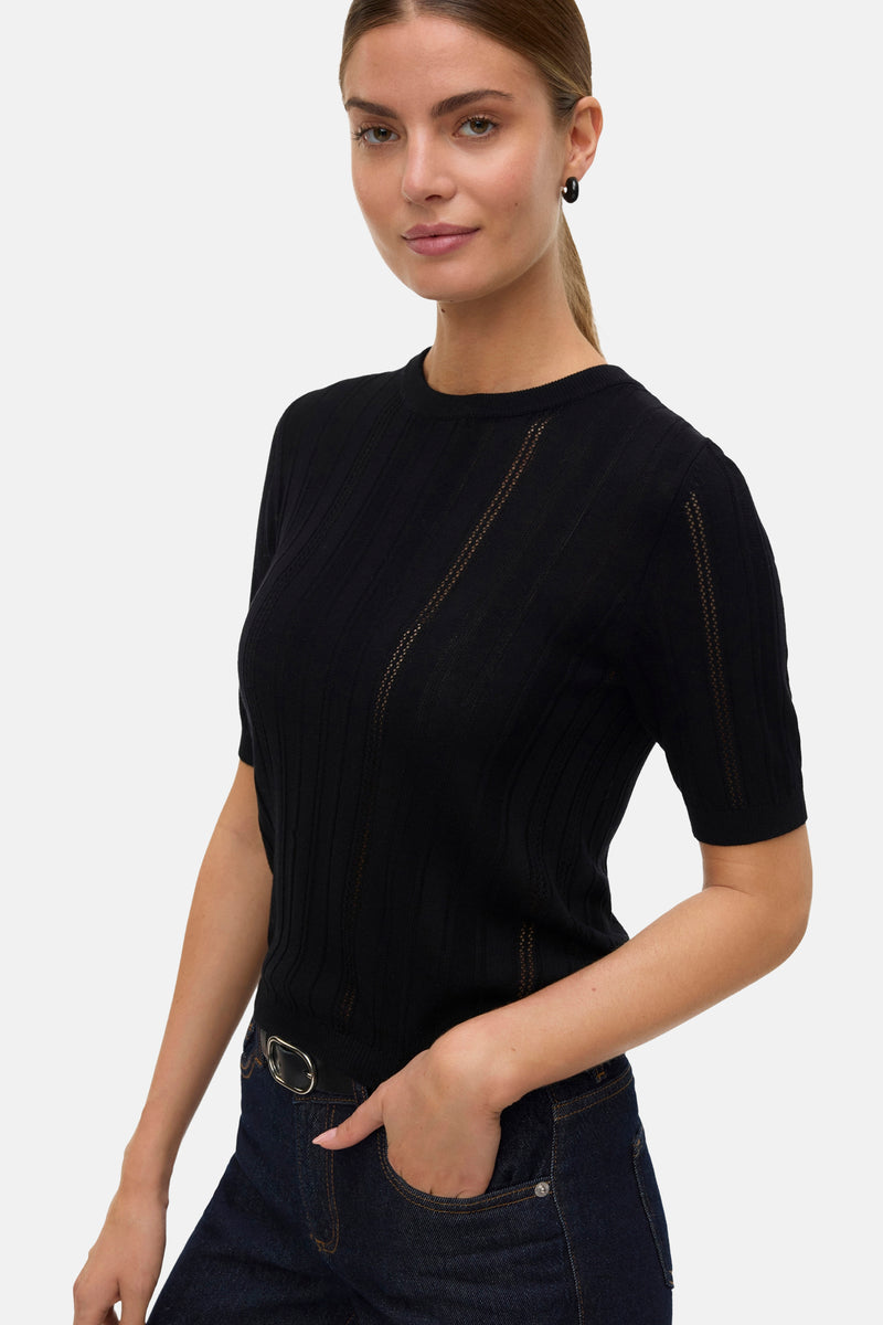 VMMINDY SS O-NECK TOP BOO