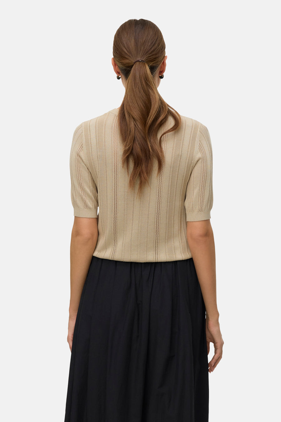 Pull à col rond - vert - VERO MODA®