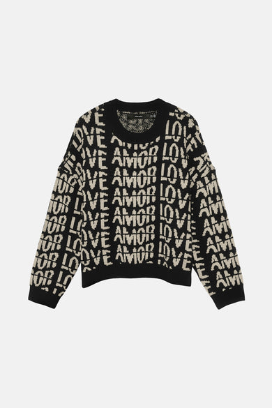 VMLOVE LS O-NECK PULLOVER BOO