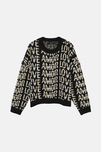 VMLOVE LS O-NECK PULLOVER BOO