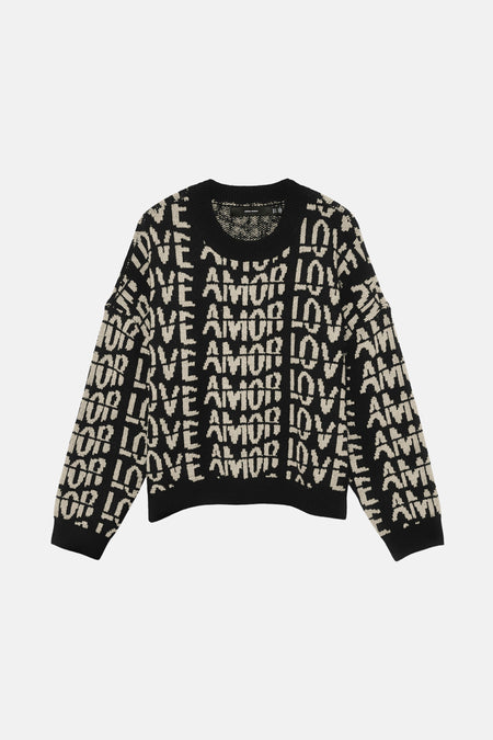 VMLOVE LS O-NECK PULLOVER BOO