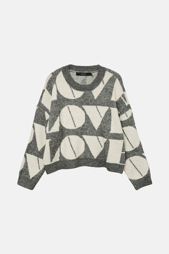 Pull à col rond - gris - VERO MODA®