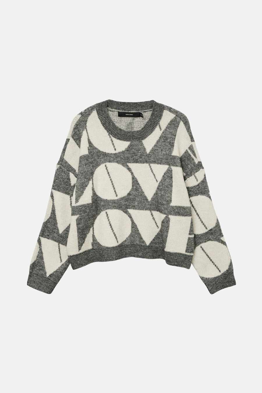 Pull à col rond - gris - VERO MODA®
