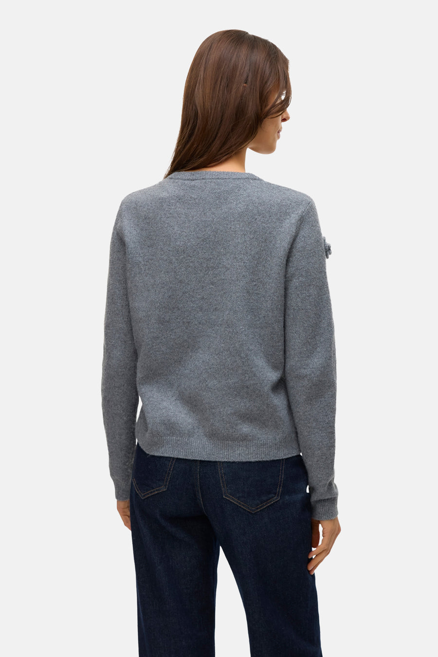 Pull à col rond - gris - VERO MODA®