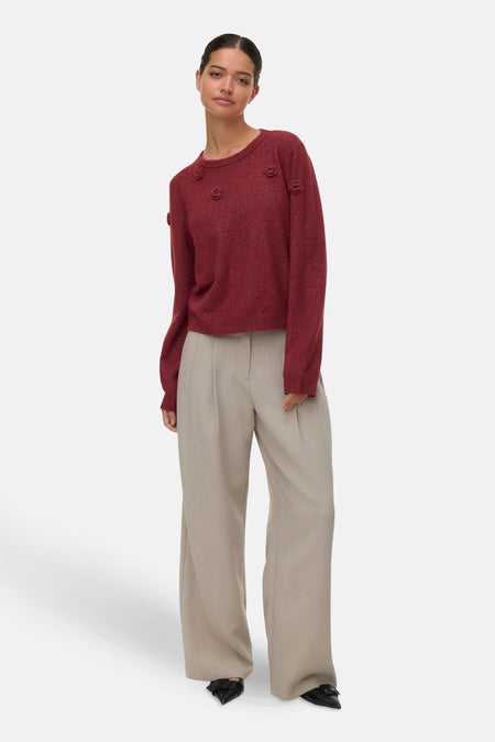 VMROSE LS O-NECK PULLOVER BOO
