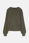 Pull à col rond - vert
