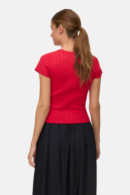VMWILLOW POINTELLE C/S O-NECK PULL BOO