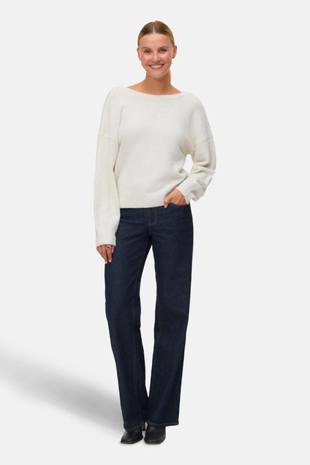 VMELLIE SHINE LS U-BACK PULLOVER BOO