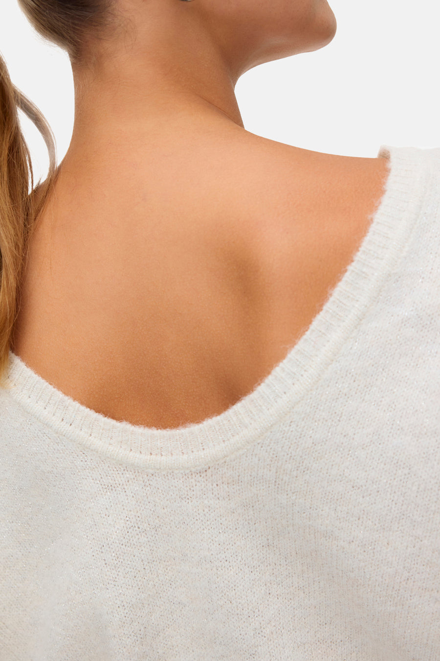 Pull à col rond - beige - VERO MODA®