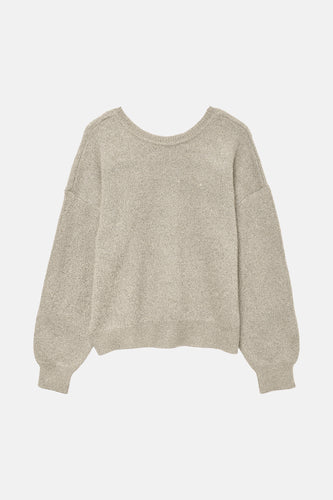 Pull à col rond - beige - VERO MODA®