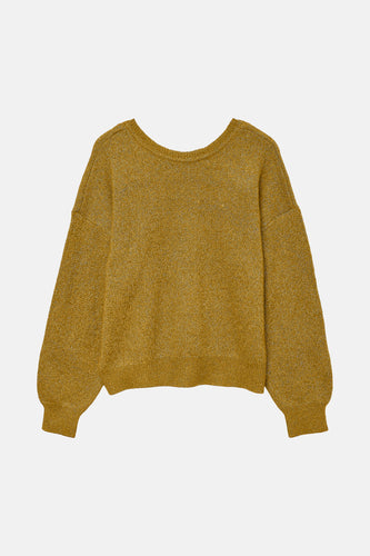 Pull à col rond - jaune - VERO MODA®