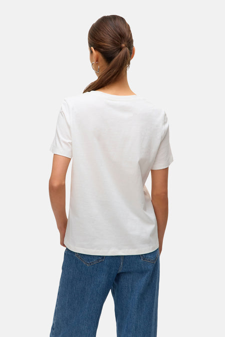 VMFEYOLA S/S V-NECK T-SHIRT JRS BTQ GA