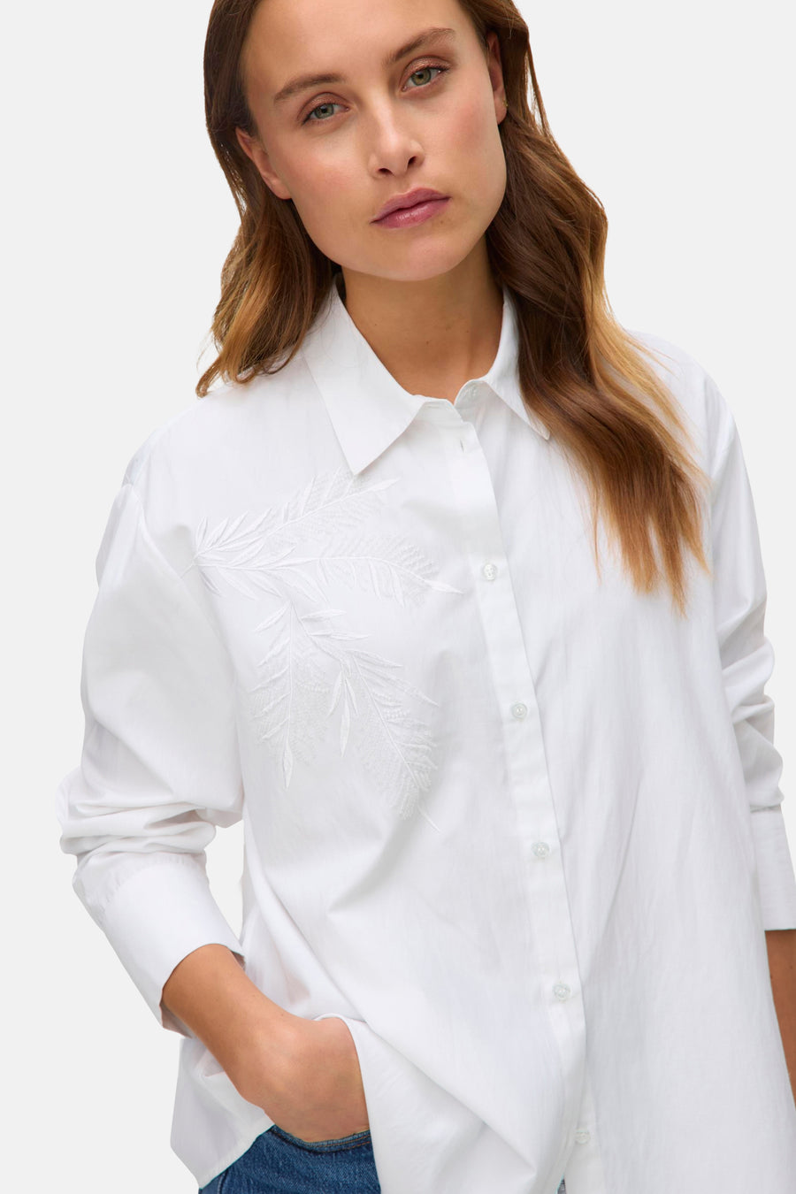 Chemise à manches longues - blanc - VERO MODA® - 4