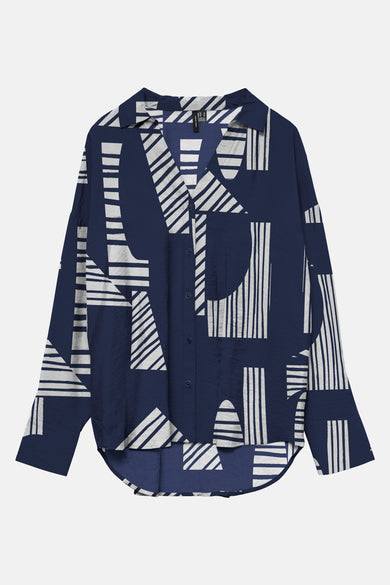 VMJOSIE LS OVERSIZE SHIRT WVN GA WM