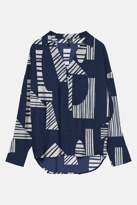 VMJOSIE LS OVERSIZE SHIRT WVN GA WM