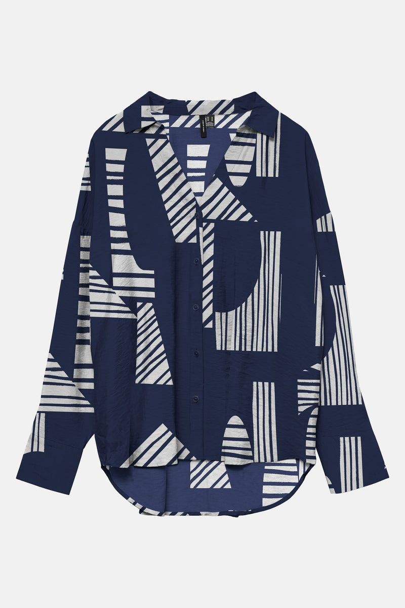 VMJOSIE LS OVERSIZE SHIRT WVN GA WM