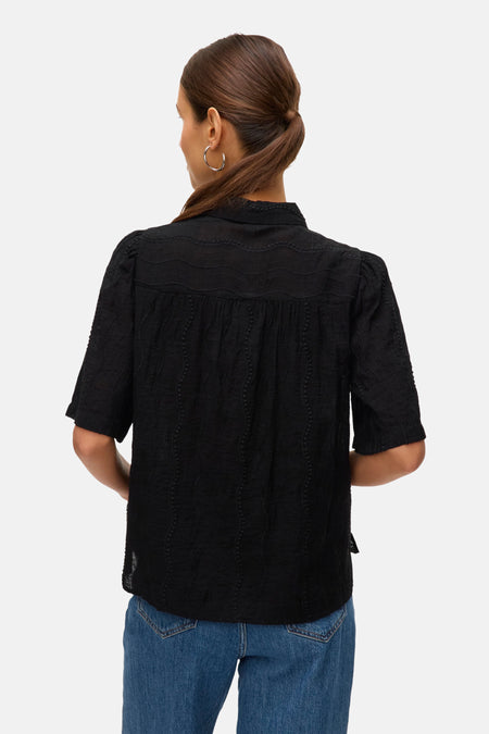 VMFABIOLA 2/4 SHIRT WVN BTQ GA