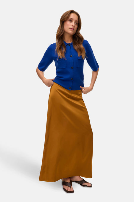 VMGAULA MW LONG SKIRT WVN BTQ