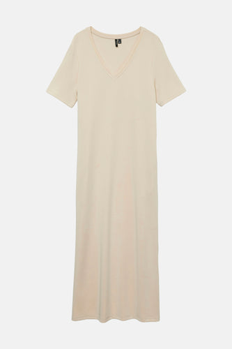 VMADELINE SS LONG V-NECK DRESS JRS EXP