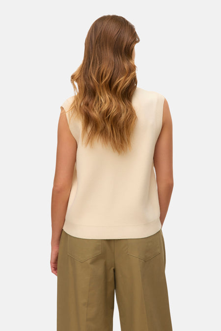 VMSABA SL V-NECK BUTTON VEST