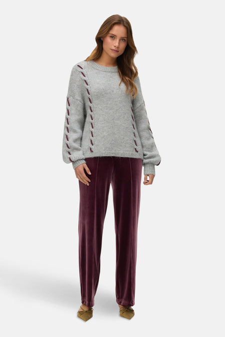 Pull col O gris - VERO MODA®