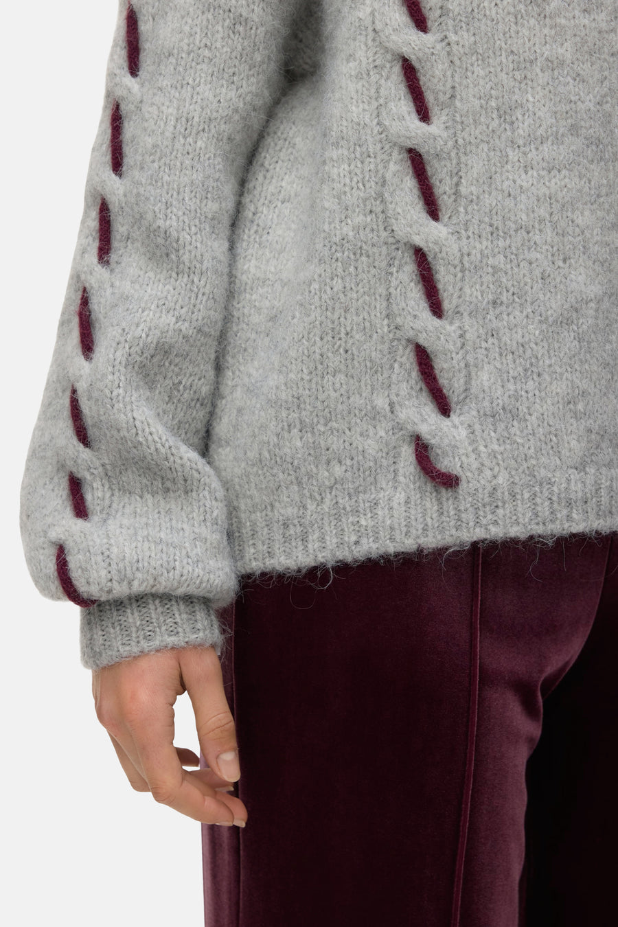 Pull col O gris - VERO MODA® - VERO MODA® - 5