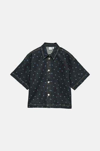 Chemise à manches courtes - mid blue denim - VERO MODA®