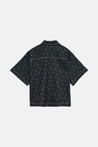 VMTHEA SS PATTERN MIX DNM SHIRT RA369